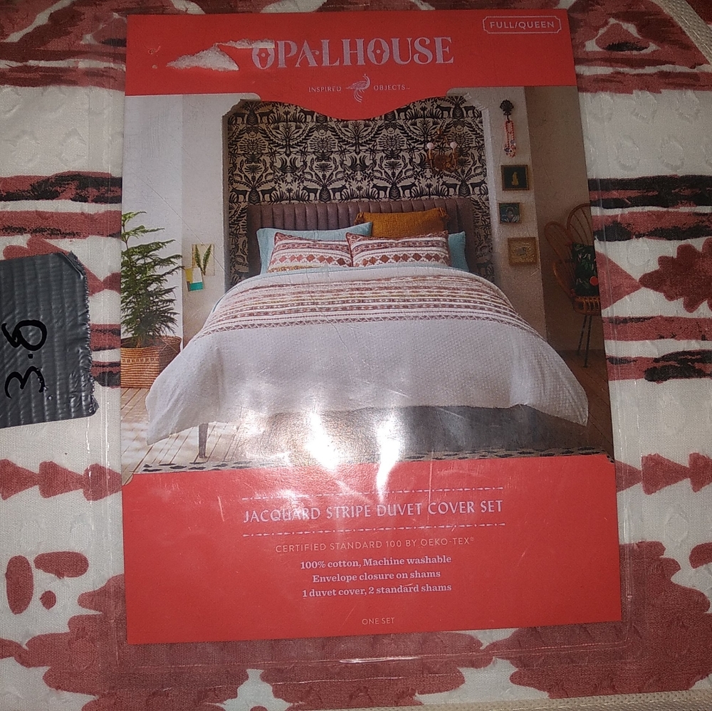 Opal house stripe duvet set
